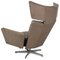 Oksen Sessel mit Fußhocker von Arne Jacobsen, 2er Set 5