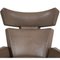 Oksen Sessel mit Fußhocker von Arne Jacobsen, 2er Set 9