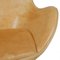 Egg Chair in Patinated Natural Leather by Arne Jacobsen, 2000s, Image 7