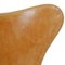 Egg Chair in Patinated Natural Leather by Arne Jacobsen, 2000s, Image 13