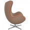 Chaise Egg en Tissu Beige par Arne Jacobsen 2