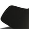 Silla Grandprix de fresno lacado en negro con patas de madera de Arne Jacobsen, Imagen 6