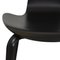 Grandprix Chair in Black Lacquered Ash with Wooden Legs by Arne Jacobsen 10