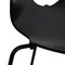Chaise Grandprix en Frêne Laqué Noir par Arne Jacobsen 10