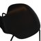 Chaise Grandprix en Frêne Laqué Noir par Arne Jacobsen 7
