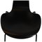 Silla Grandprix de fresno lacado en negro de Arne Jacobsen, Imagen 6