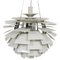 Lámpara de techo Artichoke blanca de Poul Henningsen, años 90, Imagen 1