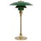 Green PH 3/2 Table Lamp by Poul Henningsen, 1990s, Image 1