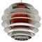 Lámpara de techo Kontrast de Poul Henningsen, años 80, Imagen 3