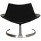 Scimitar Chair in Black Leather by Fabricius and Kastholm, 1980s 4