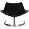 Scimitar Chair in Black Leather by Fabricius and Kastholm, 1980s, Image 4
