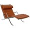 Fauteuil Grasshopper en Cuir Cognac par Fabricius and Kastholm 2