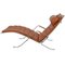 Poltrona Grasshopper in pelle color cognac di Fabricius e Kastholm, Immagine 3