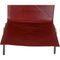 Pk-22 Chair in Red Aniline Leather by Poul Kjærholm 8