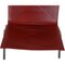 Pk-22 Chair in Red Aniline Leather by Poul Kjærholm, Image 8