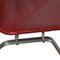 Silla Pk-22 de cuero anilina rojo de Poul Kjærholm, Imagen 11