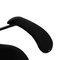 Butacas Series Seven de cuero negro de Arne Jacobsen, años 90, Imagen 10