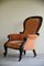 Vintage Victorian Upholstered Armchair, Image 3