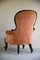 Vintage Victorian Upholstered Armchair, Image 4