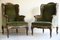 Oak Upholstered Armchairs, Set of 2, Image 1