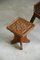 Vintage Small Carved Stool, Image 7