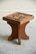 Vintage Small Carved Stool, Image 2