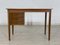 Vintage Brown Teak Desk 6