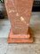 Italian Rossa Verona Marble Pedestal, 1950s 6