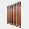 Italian Walnut Pilaster Columns with Gilt Carved Capitals, 1980s, Set of 4, Image 6