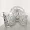 Vintage Crystal Party Set with Ice Bucket, Bonbonnier and Bowl, 1980s, Set of 3 1