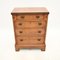 Burr Walnut Bachelor's Chest of Drawers, 1930s 1