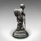 French Art Deco Bronze and Marble Putti Figures, 1930s, Set of 2, Image 4