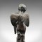 French Art Deco Bronze and Marble Putti Figures, 1930s, Set of 2, Image 10
