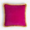Happy Cushion in Fuchsia and Yellow from Lo Decor, Image 1