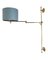 Grande Applique Murale Vintage en Bronze, 1960s 1