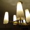 Large Chandelier in Brass and Glass, France, 1960s, Image 16