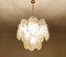 Lámpara colgante vintage de cristal de Murano, años 60, Imagen 9