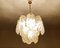 Lámpara colgante vintage de cristal de Murano, años 60, Imagen 10