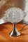 Lampada da tavolo a forma di fiore trasparente, anni '60, Immagine 3
