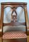 Biedermeier Danish Chairs in Wood and Fabric, 1850s, Set of 4, Image 3