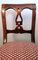 Biedermeier Danish Chairs in Wood and Fabric, 1850s, Set of 4 15