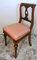 Biedermeier Danish Chairs in Wood and Fabric, 1850s, Set of 4, Image 13