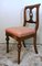 Biedermeier Danish Chairs in Wood and Fabric, 1850s, Set of 4, Image 12