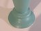 Lámpara de mesa de cerámica en verde menta de Porcelaines De Bruxelles. Los 80, Imagen 9