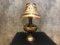 Antique Hand-Carved Metal Lamp 1