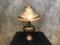 Antique Hand-Carved Metal Lamp 4