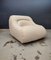 Fauteuil en Tissu Bouclé Blanc Cassé, Italie, 1980s 4