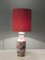 Large Mid-Century Ceramic Table Lamp with Imari Inspired Motif, 1960s 3