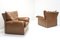 Leather Wingback Armchairs from Durlet, 1970s, Set of 2, Image 4