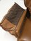 Set of Leather Wingback Armchairs from Durlet, 1970s 10